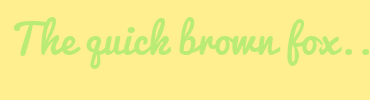 Image with Font Color BAEB75 and Background Color FFEF8F
